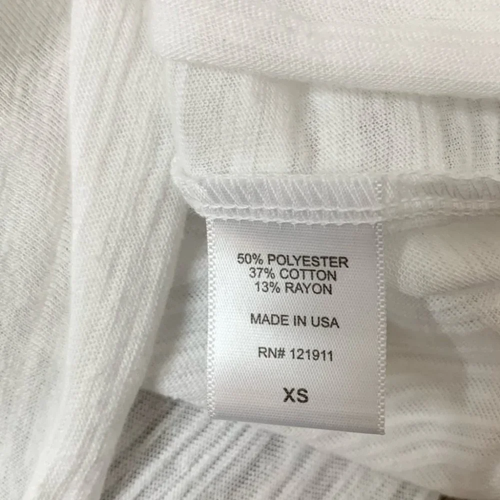 LNA Extreme V Tee T-Shirt White Size XS - Picture 9 of 10